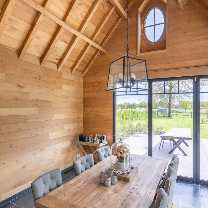 Bijgebouw in eik – Oostrozebeke - Interieur Vermeulen